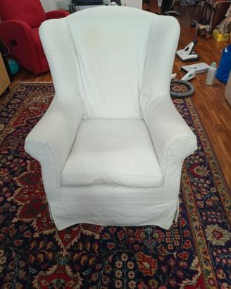 Poltrona color bianco
