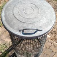 TRESPOLO IMMONDIZIA ZINCATO 