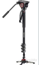 Monopiede Manfrotto con testa
