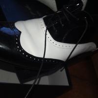 scarpe cerimonia bicolore 