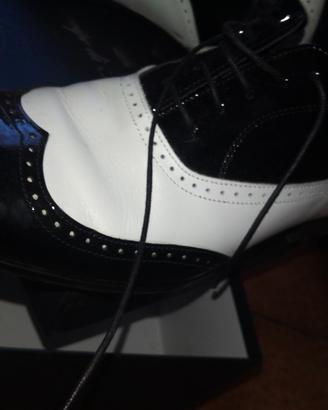 scarpe cerimonia bicolore 