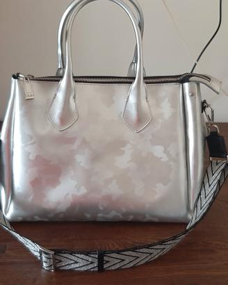borsa argentata GUM Gianni Chiarini 