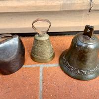 3 Campanacci vintage di cui uno Premana