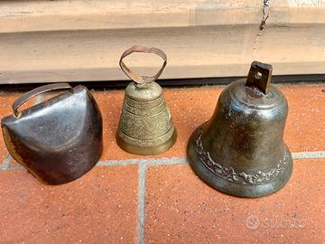 3 Campanacci vintage di cui uno Premana