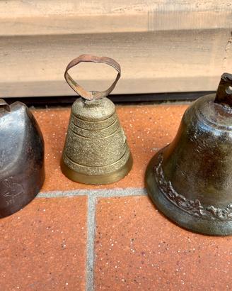 3 Campanacci vintage di cui uno Premana