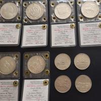 REP. ITALIANA,10 MONETE AG 835/154 grCOMMEMORATIVE