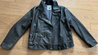 Chiodo similpelle nuovo