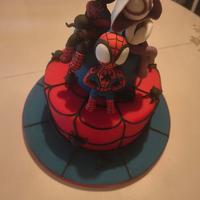 Torta finta  spidey e i suoi amici