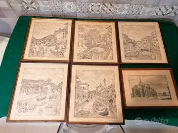 Stampe Vecchia Milano b/n