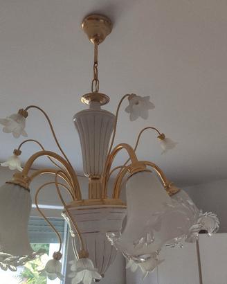 Lampadario 5 luci 