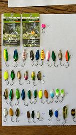 Lotto artificiali trout area spoon+crank