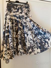 Gonna Trussardi vintage in velluto taglia 42