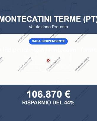 Immobile in asta di 252 m² a Montecatini-Terme