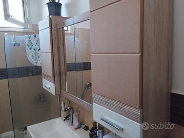 specchiera con ante bagno