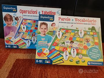 Clementoni - Sapientino più - 2 giochi da tavolo