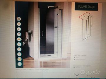 PORTA DOCCIA PER NICCHIA IN CRISTALLO