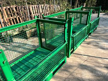 Lotto 3 ceste Metalliche TOVOTEC