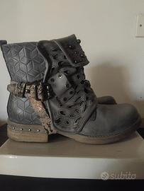 scarponcino blu jeans nr.38 