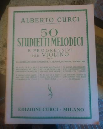 Cinquanta studietti melodici A. Curci