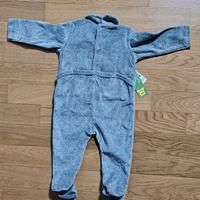 Tuta BENETTON neonato NUOVA colore grigio