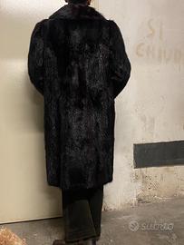 Pelliccia marrone lunga