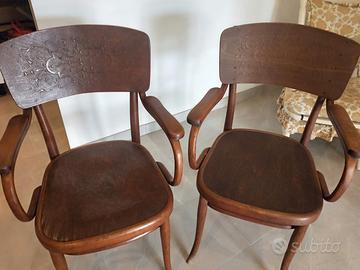 Sedie e poltroncine Thonet Wackerlin originali
