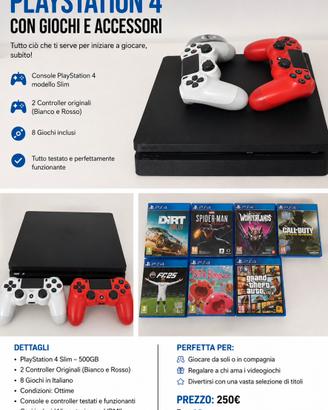 Play 4 + giochi