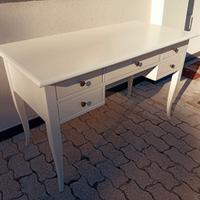 Scrivania laccata bianco