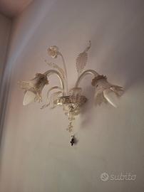 applique in cristallo di murano 