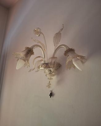 applique in cristallo di murano 