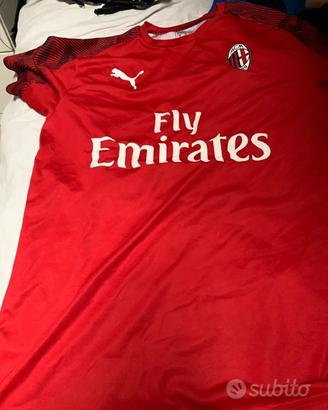 Maglia milan retro 2018 vuota