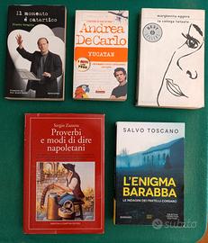 Lotto, divisibile, n. 5 libri vari