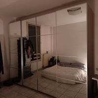 Armadio 4 Metri con Ante Scorrevoli a Specchio