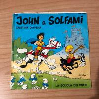 LP 45" La scuola dei Puffi Cristina D'Avena