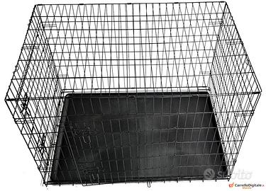 Gabbia per Cane kennel metallo 108 x 72 x H 77 cm