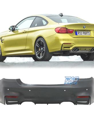 PARAURTI POSTERIORE BMW F32 F33 LOOK M4 PDC CON DI