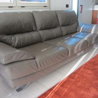 Divano in pelle 3 posti 254 x 100