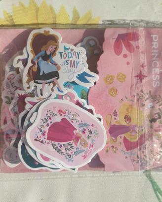 Adesivi Disney principesse Ariel belle cenerentola