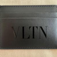 Portacarte VLTN, Valentino Garavani, in pelle nero