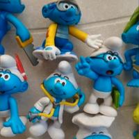11 puffi da collezione 