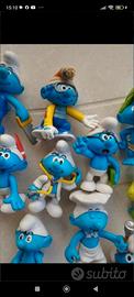 11 puffi da collezione 