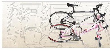 porta biciclette da interno van o auto