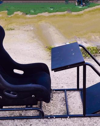 sedile auto gara più telaio simulatore 