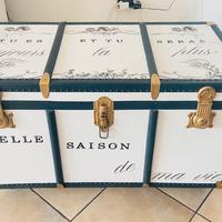 Baule Vintage decorato a mano