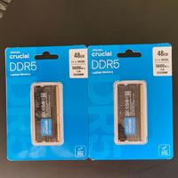 Crucial RAM DDR5 96 GB (2x48 GB) 5600MHz SODIMM