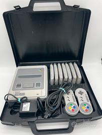 Super Nintendo + Giochi + valigetta rara