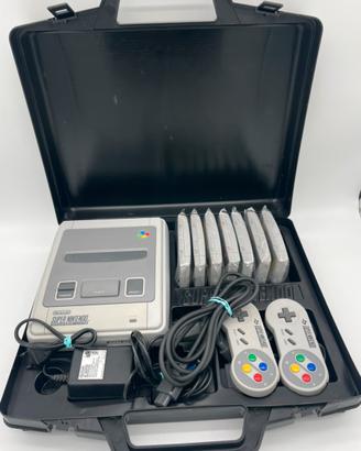 Super Nintendo + Giochi + valigetta rara