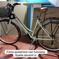Bicicletta con cestello