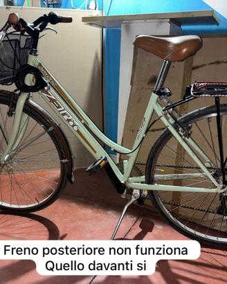 Bicicletta con cestello