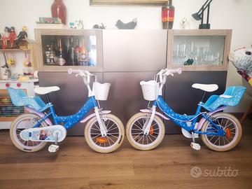 Biciclette Frozen a rotelle bimba 14"